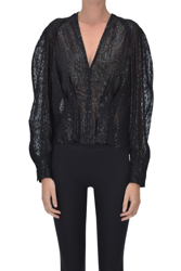 Animal print blouse precio