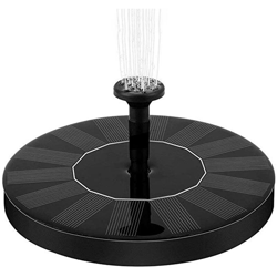 Fontana a pompa solare Vasca da bagno 7V / 1.5W- 1.6W Pompa ad acqua portatile galleggiante a energia solare indipendente per piscina da giardino sul características