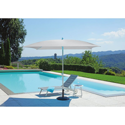 Ombrellone da giardino quadrato Made in Italy in Alluminio 2,5 x 2,5 metri Ecrù características