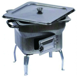 Barbecue Fornacetta Fornacella A Carbone Portatile Quadrata Cm 25X25 (16394/1) en oferta