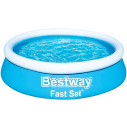 Bestway Set Piscina Gonfiabile Fast Rotonda 183x51 cm Blu - Blu en oferta