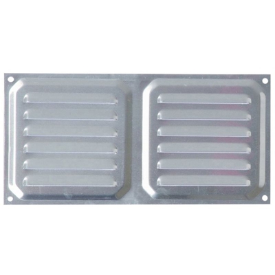 GRIGLIA DI VENTILAZIONE 15x25 DA AVVITARE IN ALLUMINIO PER ASPIRAZIONE AERAZIONE