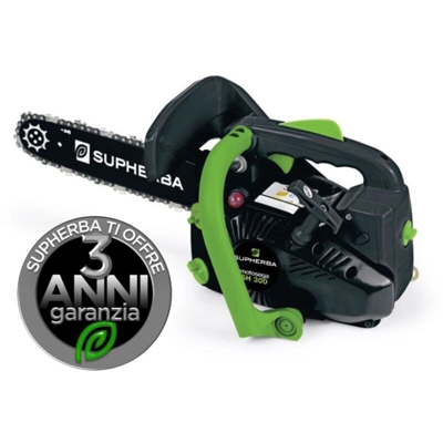 SH300 - MOTOSEGA SRAMATURA A SCOPPIO BARRA 30CM CON FRENOCATENA ANTIVIBRANTE 2T 25,4cc 0,7kW 3,8Kg - SUPHERBA