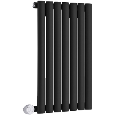 Hudson Reed Revive Radiatore Termoarredo Elettrico di Design Orizzontale - Elemento Riscaldante Termostatico - Termosifone con Finitura Opaca Nera