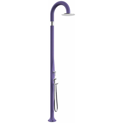 Doccia colore viola fatta in Italia cm 232x17x17 CV-T355/4005 - Arkema Design-prodotto Made In Italy