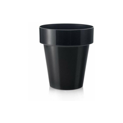 Vaso tondo cilindro Porto Colour vasi in resina colorati da esterno e giardino fiori e piante. -DIAM 20 x H 21.5 cm / Nero precio