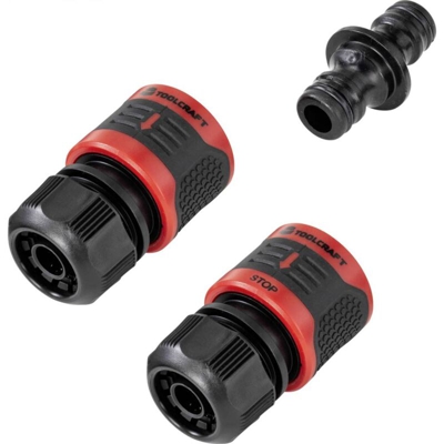 TOOLCRAFT 2302357 Raccordo tubo flessibile 13 mm (1/2) Raccordo rapido per tubi 13 mm (1/2) Ø, Raccordo a innesto