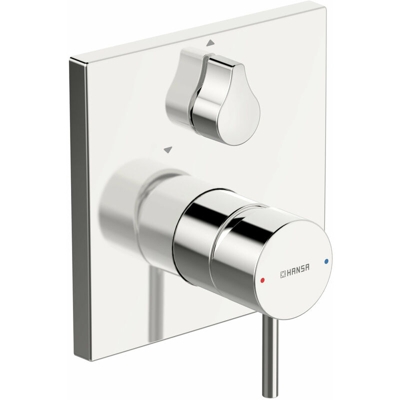 Hansa Hansastela Hansastela Miscelatore da quadrato a monocomando per vasca con cambio formato da quadrato a monocomando - 87849051