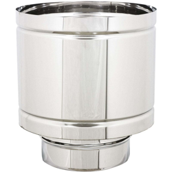 Fumaiolo Botte inox ø 13 cm - Indicato anche in zone molto ventilate características