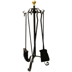Bricoshop24 - Kit 5 Pz Accessori Attrezzi per Camino Caminetto Pinza Paletta Cenere Barbecue precio