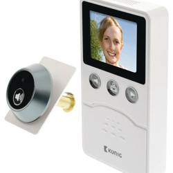 Cambiamento di porta dell'entrata di porta di Digital con la macchina fotografica e lo schermo características