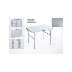 Tavolo Pic-Nic Alluminio C/Piedi Removibili características