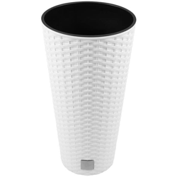 Vaso di fiori Rato da 64 litri con inserto 40 x 40 x 76,3 cm in bianco características
