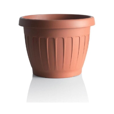 Vaso Da Giardino Terra Tondo 20Cm