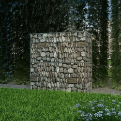 Gabbione in Rete in Acciaio Zincato 100x50x100 cm - Argento - Youthup precio