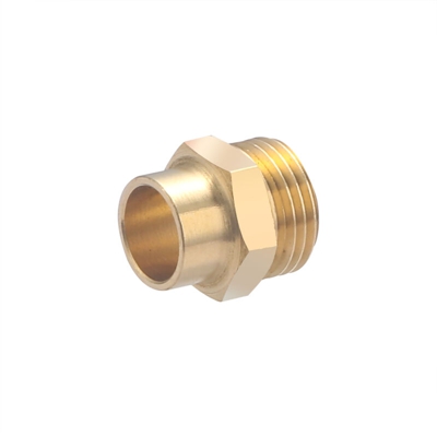 Nipplo in ferro/rame, maschio, ø14, M15x21 - Noyon&thiebault