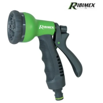 Ribiland 1302 Pistola multigetto 8 funzioni irrigazione giardino Soft touch