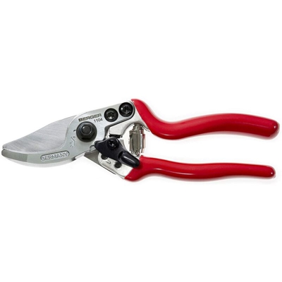 Pruner 185 Millimetri Ergonomico, Argento / Rosso - Berger 1104