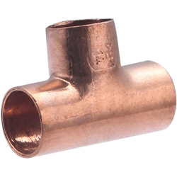 Raccordo a T in rame a saldare, femmina, uguale, ø14 NOYON & THIEBAULT características