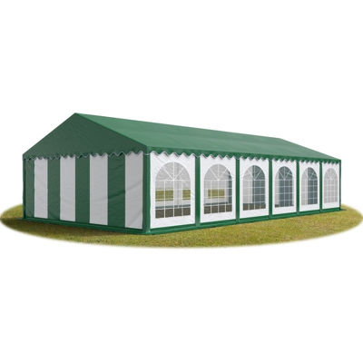 6x12 mTendone per feste PREMIUM PVC verde 100% impermeabile Gazebo da giardino Tendone da esterno Tenda party