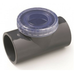 Plimat - Valvola di ritegno a battente ø 50 mm 'T' con tappo di ispezione trasparente. características