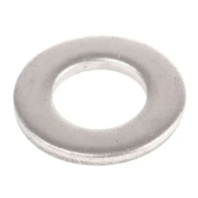 20 RONDELLE PIANE IN ACCIAIO INOX - 10,5X20MM - Oreca