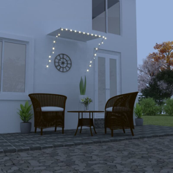 Tenda da Sole Retrattile con LED 150x150 cm Crema - crema - Vidaxl precio