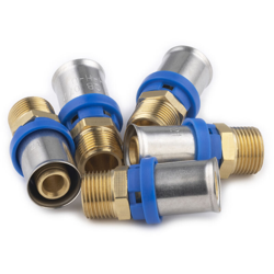 Multistrato a pressare raccordo multiprofilo maschio M12x17 Ø16 - Sacchetto con 5 raccordi NOYON & THIEBAULT en oferta