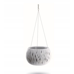 Bowl SANDY WS CON serbatoio in colore bianco 19,5 (altezza) x 29 (larghezza) x 29 (profondità) cm - Prosperplast en oferta