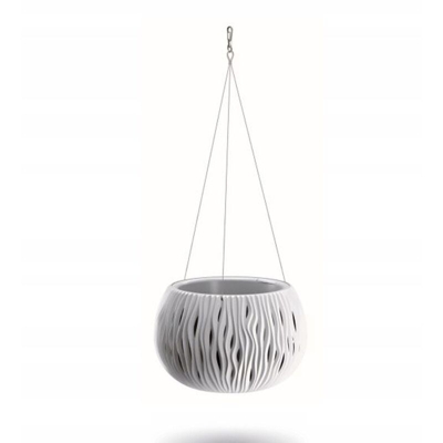 Bowl SANDY WS CON serbatoio in colore bianco 19,5 (altezza) x 29 (larghezza) x 29 (profondità) cm - Prosperplast