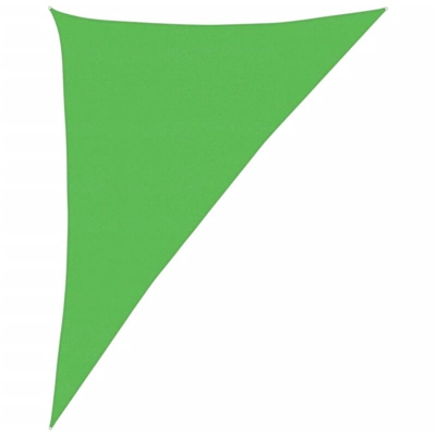 vidaXL Vela Parasole 160 g/m² Verde Chiaro 4x5x6,8 m in HDPE - Verde