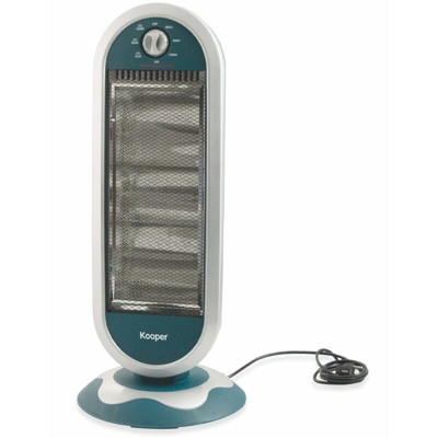 Stufa Alogena Rotante Con 3 Elementi Riscaldanti Indipendenti 1200W - Florida Kooper