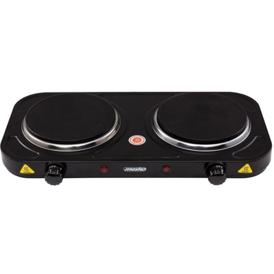 Piano cottura elettrico con due piastre riscaldanti 2000W ms_6509