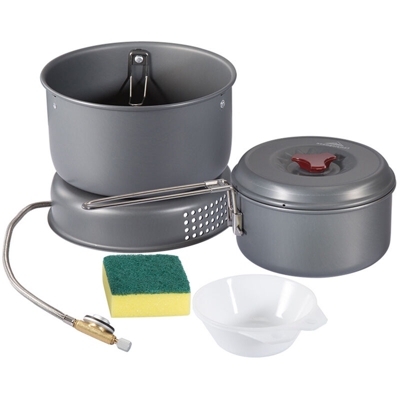 Campingmoon - L'alcol doppio gas forno pot set MCS-1