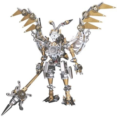 573 Pezzi Fai Da Te In Metallo Meccanico Mecha Puzzle Modello Kit Assemblaggio 3d Pedine Artigianato Lv Bu | Kit Di Costruzione Di Modelli