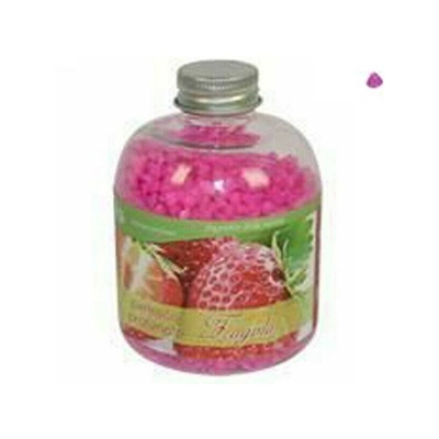 Set 2 Pezzi Pietrisco Profumato Bottiglia 400Gr Fragranza Fragola Decoro Pietra