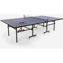 Tavolo ping pong 274x152,5cm professionale pieghevole con tendirete racchette palline Booster en oferta