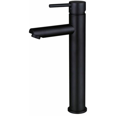 Kroos ® - Miscelatore lavabo alto in ottone nero - Corbeau
