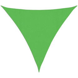 Vela Parasole 160 g/m² Verde Chiaro 4x4x4 m in HDPE - Verde - Vidaxl características