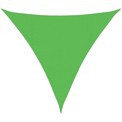 Vela Parasole 160 g/m² Verde Chiaro 4x4x4 m in HDPE - Verde - Vidaxl