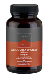 TERRANOVA ACIDO ALFA LIPOICO 300MG COMPLEX 50 CAPSULE en oferta