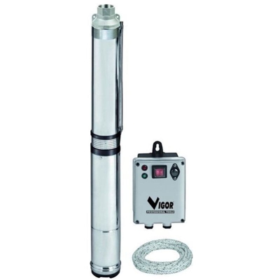 Elettropompa Sub Vigor Pr-065 Profondita' 1-1/2" Acque Chiare Max 20 Metri