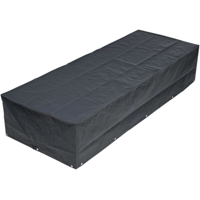 Youthup - Nature Telo di Protezione per Lettini da Giardino 205x78x40 cm - Grigio