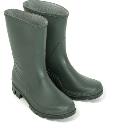 Stivale Basso in PVC di colore verde provvisto di suola nera n. 46 STI