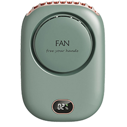 Ventilatore per collana Mini Ventilatori indossabili Ventilatore per archetto da collo USB Ricaricabile Silenzioso Ventilatore a mano libera a 3 características