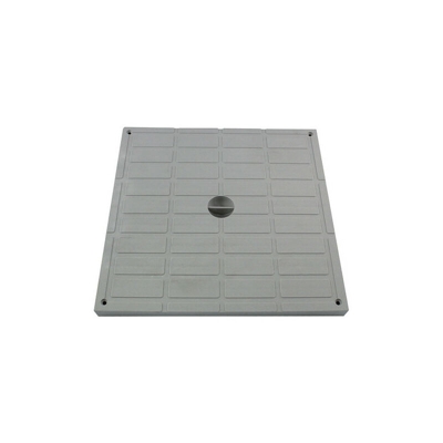 tampone leggero 40 x 40 cm in polipropilene grigio - Interplast