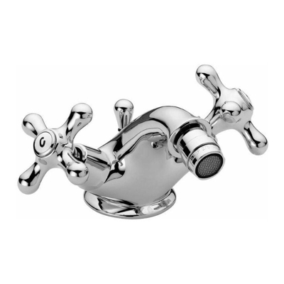 Miscelatore bidet retrò Iris - Viola IRV125 VLV125 | Bronzo - Iris - Piletta con salterello 1'1/4 - Paffoni