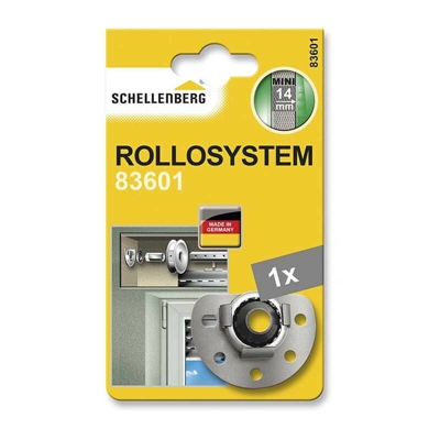 Sistema a parete portante mini per albero ottagonale 80 x 60 x 18 mm