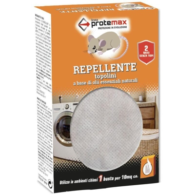 REPELLENTE TOPOLINI NATURALE CON OLI ESSENZIALI IN BUSTA - Protemax