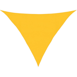 Vela Parasole 160 g/m² Gialla 4x4x5,8 m in HDPE - Giallo - Vidaxl en oferta
